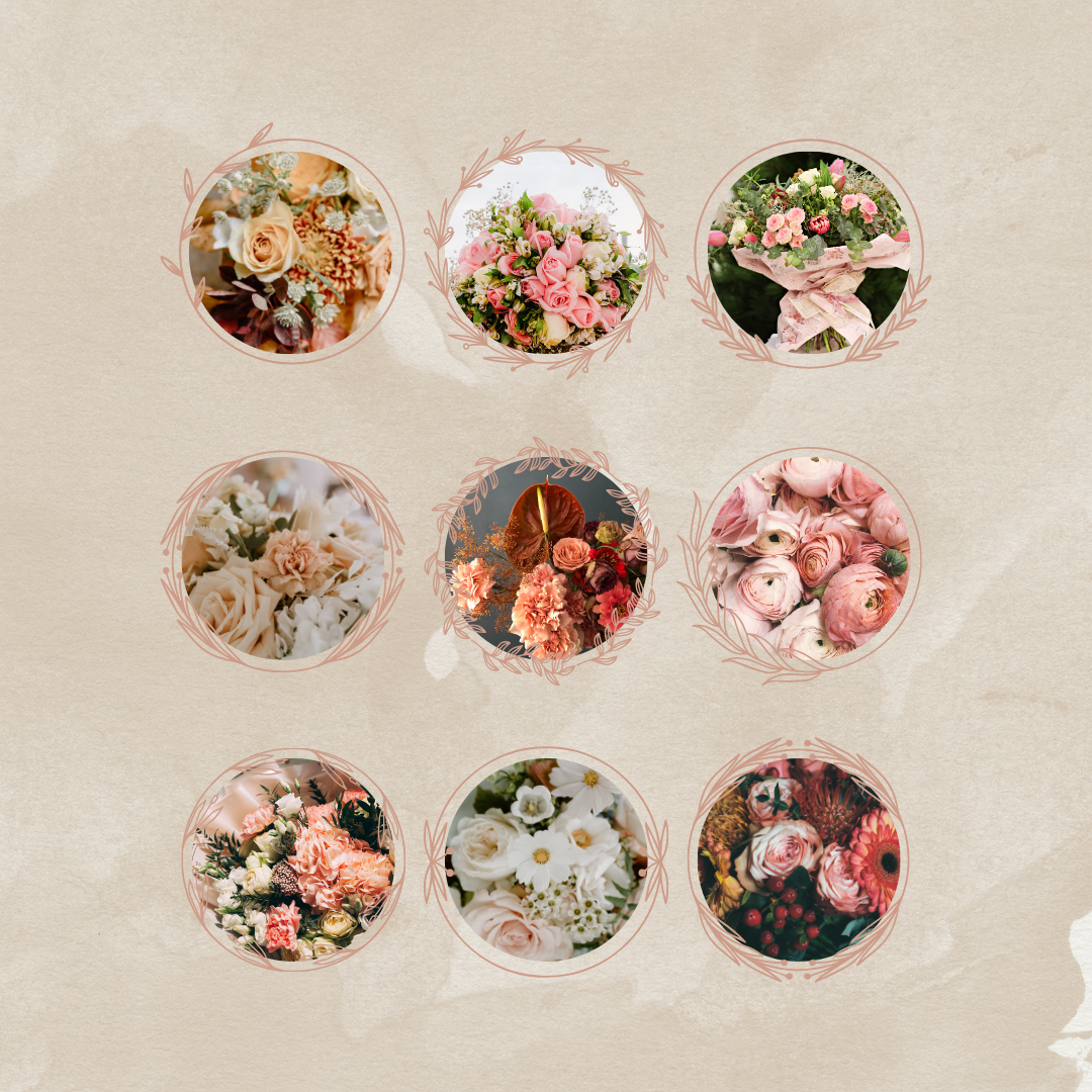 floral instagram highlight cover template